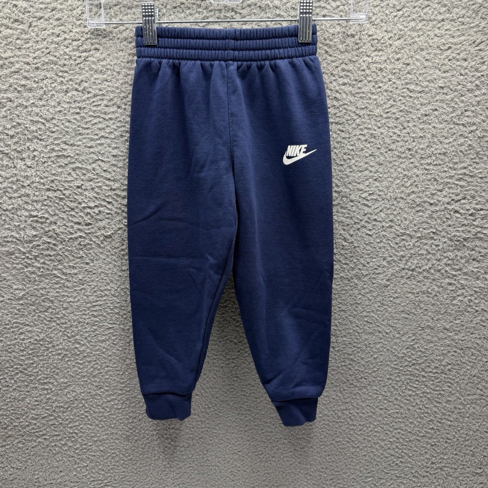 Nike Sweatpants Toddler Size 4T Blue Nike Jogger Sweatpants Small Logo Size 4T